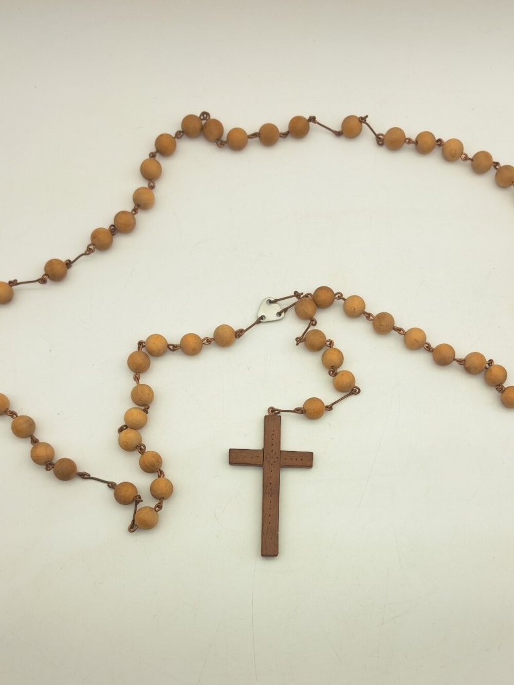 Vintage Wooden Nun's Rosary